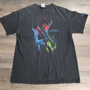 Vintage 2005 Jimi Hendrix Guitarist Rock Music Legend T-shirt Black Men’s M
